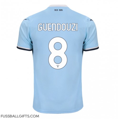 Lazio Matteo Guendouzi #8 Fußballbekleidung Heimtrikot 2024-25 Kurzarm